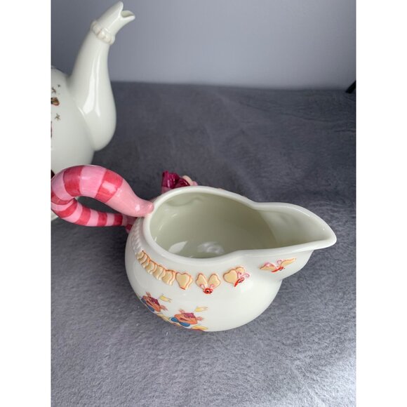 Disney Alice In Wonderland Porcelain Tea Set Teapot Sugar Bowl & Creamer Danby M - Picture 13 of 16